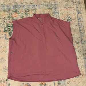 FIGS Mauve Sleeveless Scrub Top